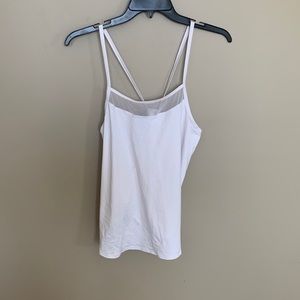 Athleta white tank top